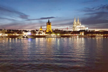 Köln Panorama Rheinufer